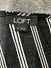 Ann Taylor LOFT 100% Rayon Stripes Gray Black Romper Size M - photo 3