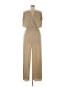 See and Be Seen Metallic Tan Jumpsuit Size M - photo 1