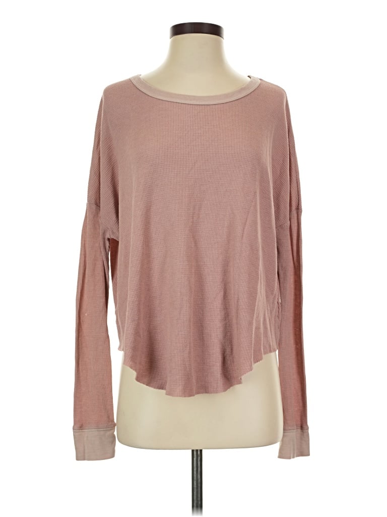 Pre-owned Wildfox Long Sleeve T-shirt In Pink