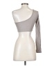 Shein Gray Long Sleeve Top Size 4 - photo 2