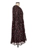 Ninety 100% Polyester Polka Dots Black Casual Dress Size L - photo 4