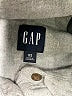 Gap 100% Cotton Chevron-herringbone Gray Long Sleeve Button-Down Shirt Size XS - photo 7