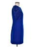 TCEC 100% Polyester Solid Blue Cocktail Dress Size M - photo 4