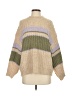 Assorted Brands Color Block Tan Pullover Sweater Size S - photo 1