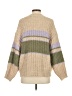 Assorted Brands Color Block Tan Pullover Sweater Size S - photo 2