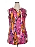 C'est La Vie Pink Sleeveless Blouse Size 1X - photo 1