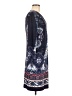 DM Collection Paisley Blue Casual Dress Size 6 - photo 4