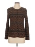 Carole Little Brown Long Sleeve Top Size 10 - photo 1
