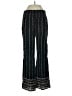 Three Dots 100% Rayon Chevron-herringbone Black Casual Pants Size S - photo 1