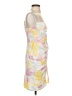 Cider Tie-dye Yellow Cocktail Dress Size S - photo 4