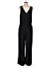 A New Day 100% Polyester Solid Black Jumpsuit Size M - photo 2