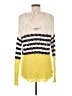 Love Stitch 100% Acrylic Color Block Yellow Pullover Sweater Size M - photo 2