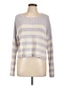 Sincerely Jules Stripes Gray Pullover Sweater Size L - photo 1