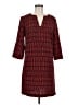 Boden 100% Polyester Print Red Casual Dress Size 8r - photo 1