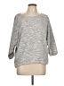 Daisy Fuentes Gray 3/4 Sleeve Top Size L - photo 1