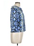 Rafaella 100% Cotton Blue 3/4 Sleeve Top Size L (petite) - photo 4