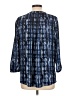 Not Your Daughter's Jeans 100% Polyester Blue 3/4 Sleeve Blouse Size L - photo 2