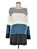 Vince Camuto Color Block Gray Pullover Sweater Size M - photo 1