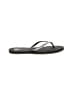 Reef Black Silver Flip Flops Size 6 - 7 - photo 1