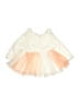 Little Lass 100% Polyester Ivory Dress Size 6-9 mo - photo 2