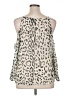 City Streets 100% Polyester Ivory Sleeveless Blouse Size XL - photo 2