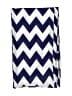 Unbranded Chevron-herringbone Blue White Scarf One size - photo 2