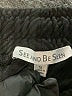 See and Be Seen Solid Black Athletic Shorts Size S - photo 3