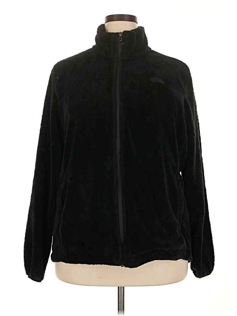 Pre-owned The North Face Zip Up Hoodie In Black