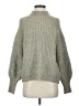 Catherine Malandrino Tweed Gray Turtleneck Sweater Size S - photo 1