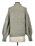 Catherine Malandrino Tweed Gray Turtleneck Sweater Size S - photo 2