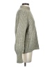 Catherine Malandrino Tweed Gray Turtleneck Sweater Size S - photo 4
