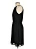 H&M 100% Polyester Solid Black Casual Dress Size 4 - photo 5