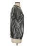 Unbranded Metallic Silver Short Sleeve Top Size S - photo 4