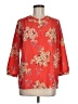 Eliane Rose 100% Polyester Red 3/4 Sleeve Blouse Size M - photo 1
