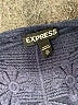 Express 100% Nylon Blue Short Sleeve Top Size XS - photo 7