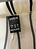 Shein 100% Polyester Stripes Silver Casual Pants Size 4 - photo 7