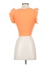 Zara Orange Short Sleeve Top Size S - photo 2