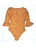 J.Crew Animal Print Yellow One Piece Swimsuit Size 10 - photo 2