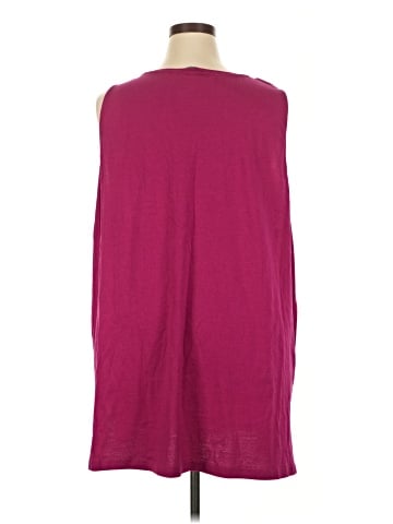 Ulla Popken Sleeveless T-Shirt (view 2)