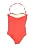 Vince Camuto Solid Red One Piece Swimsuit Size 10 - photo 2