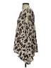 Karlie Animal Print Tan Long Sleeve Blouse Size S - photo 5