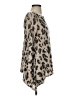 Karlie Animal Print Tan Long Sleeve Blouse Size S - photo 4