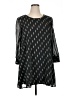 BB Dakota 100% Polyester Chevron-herringbone Black Casual Dress Size L - photo 1
