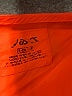 Asics 100% Polyester Solid Orange Windbreaker Size S - photo 6