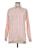 Forever Checkered-gingham Orange Long Sleeve Button-Down Shirt Size M - photo 1