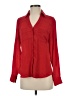 Express 100% Polyester Red Long Sleeve Blouse Size XS - photo 1
