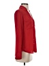 Express 100% Polyester Red Long Sleeve Blouse Size XS - photo 4