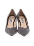 Prada 100% Suede Gray Suede Scallop Pointed Heels Size EU 37 1/2 - photo 2