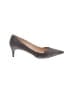 Prada 100% Suede Gray Suede Scallop Pointed Heels Size EU 37 1/2 - photo 1
