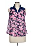 GeeGee 100% Polyester Pink Sleeveless Blouse Size L - photo 1